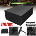 thumbnail image 2 of Housse de Table de Piscine 7/8/9 Pi pour Meubles, Housse de Pluie UV Argentée pour Table de Piscine, Housse Imperméable pour Table de Piscine, Table de Snooker, 2 of 5