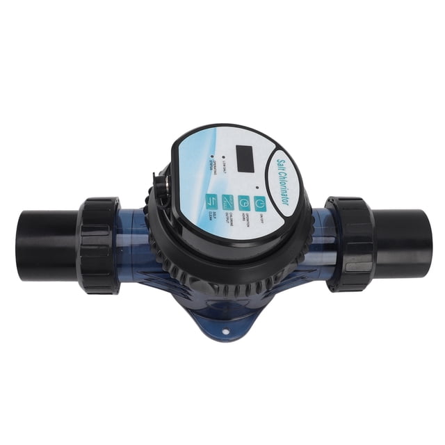 Saltwater Chlorinator, Water Temperature Monitoring, Energy Saving, Salt Machine for Swimming Pool DC24V AC110 240V PP ABS