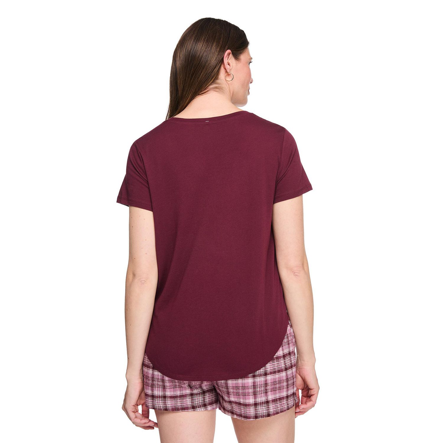 T-shirt de nuit avec encolure dégagée George pour femmes