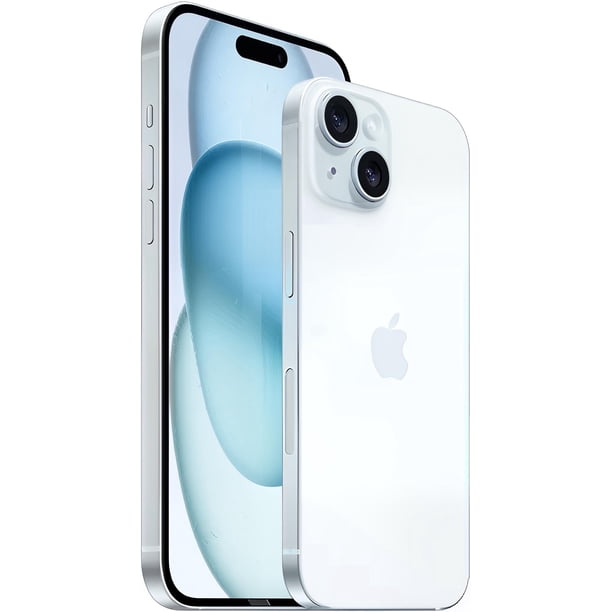 Refurbished Apple iPhone 15 - 128GB – Blue – 48MP Dual Rear & 12MP