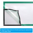 thumbnail image 3 of Unique Bargains 8"x12" Magnetic Display Frame A4 Adhesive Magnetic Sign Holder Green 5 Pack, 3 of 6