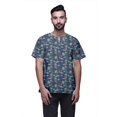 thumbnail image 1 of Atasi Kurta Courte Ajustée en Coton Cambric Imprimé Col Trou de Serrure Chemise Décontractée, 1 of 5