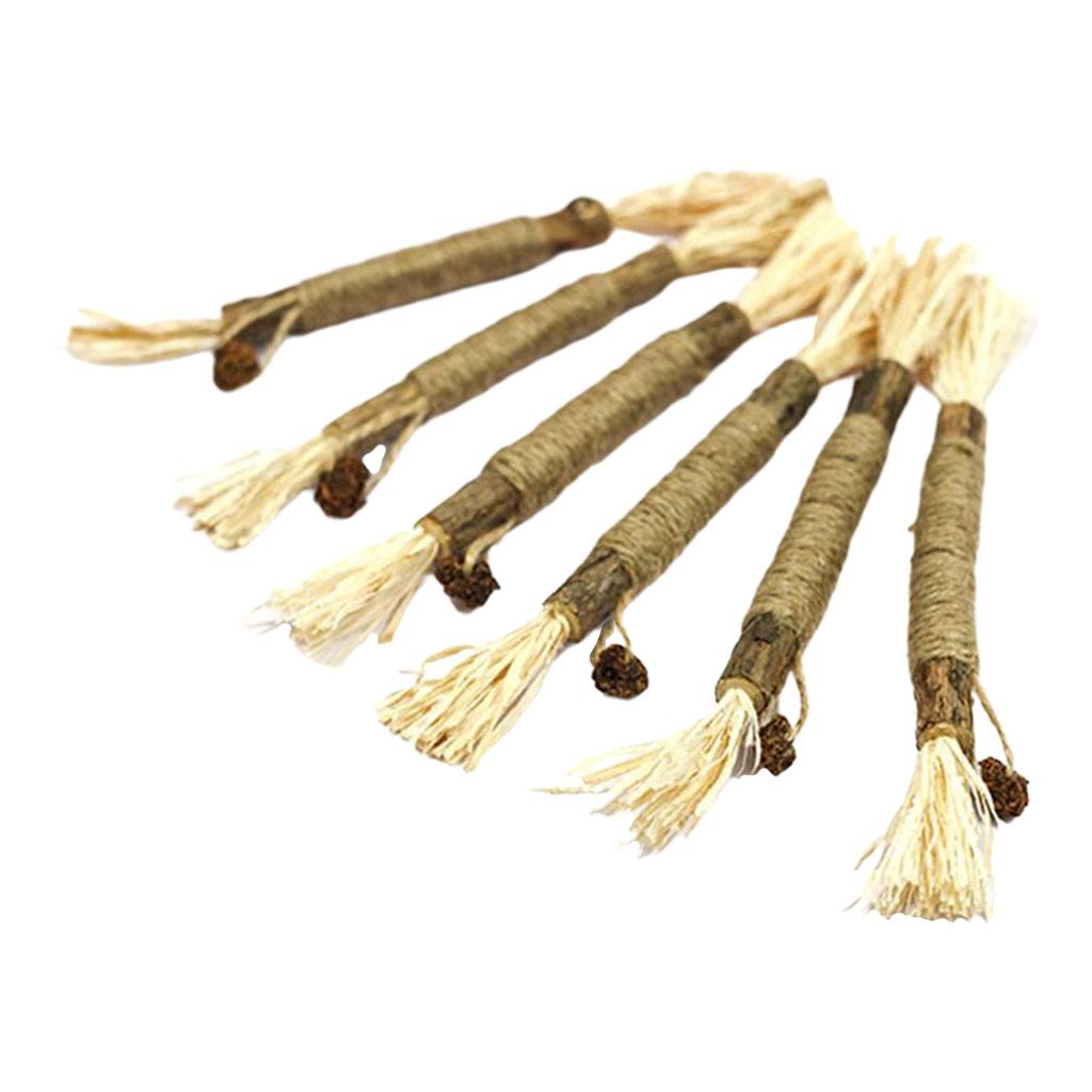 DOLITY 5 Packs Cat Catnip Toys vine Sticks Cat Nip Sticks Teeth Cleaning Suitable Fruit ball
