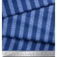 thumbnail image 3 of Soimoi Modal Satin Fabric Stripe Block Fabric Prints by Yard 42 Inch Wide, 3 of 3