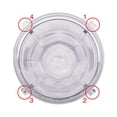 thumbnail image 2 of Blender Replacement Parts for Ninja, 24Oz Cup 7 Fins Extractor Blade, for Nutri Ninja Auto IQ BN801 SS101 BL480-30 BL641, 2 of 7