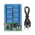 thumbnail image 2 of Relais de Télécommande, Relais de Canal DC 12V 8CH DTMF Décodeur de Voix de Téléphone Durable, 2 of 13