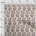 thumbnail image 2 of oneOone Polyester Spandex Light Brown Fabric Floral Sewing Material Print Fabric By The Yard 56 Inch Wide, 2 of 4