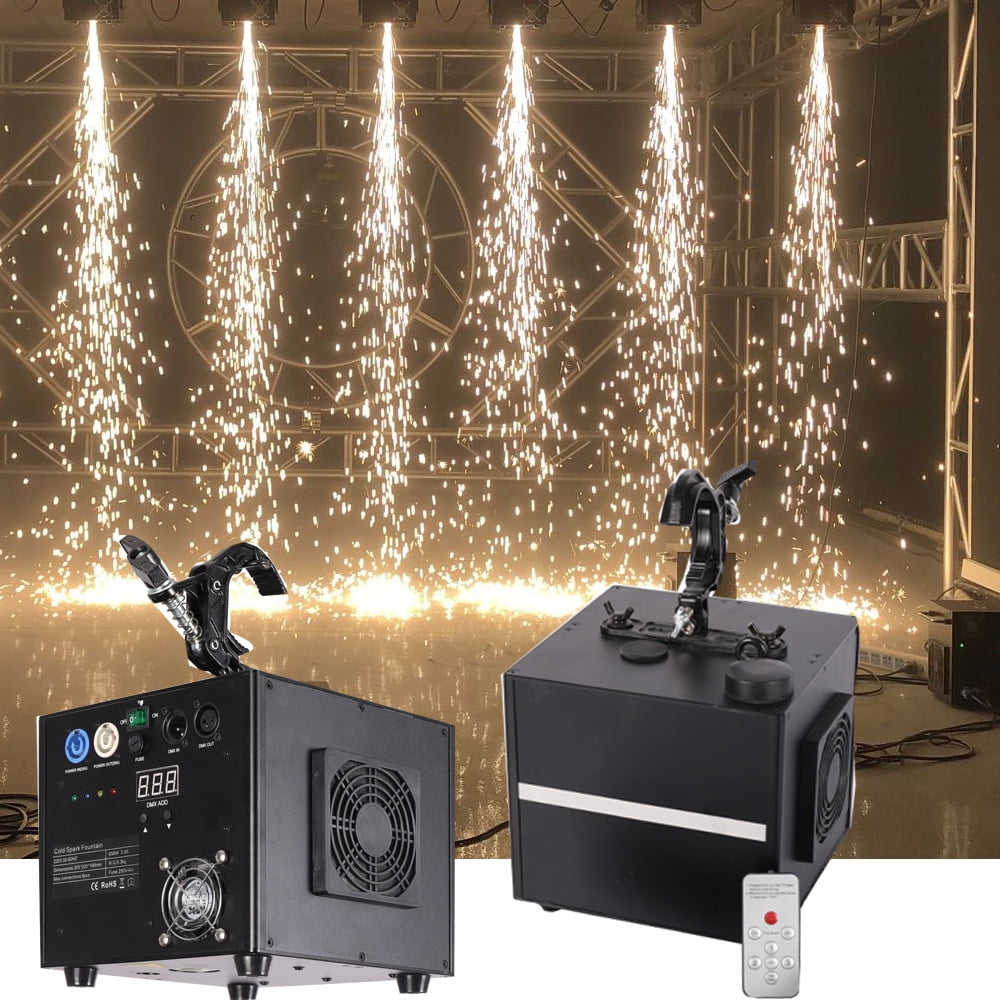650W Upside Down Cold Spark Machine with Remote Control Waterfall