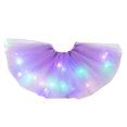 thumbnail image 1 of Women 3 Level Mesh Tulle Skirt Princess Skirt With LED Small Bulb Skirt, 1 of 1