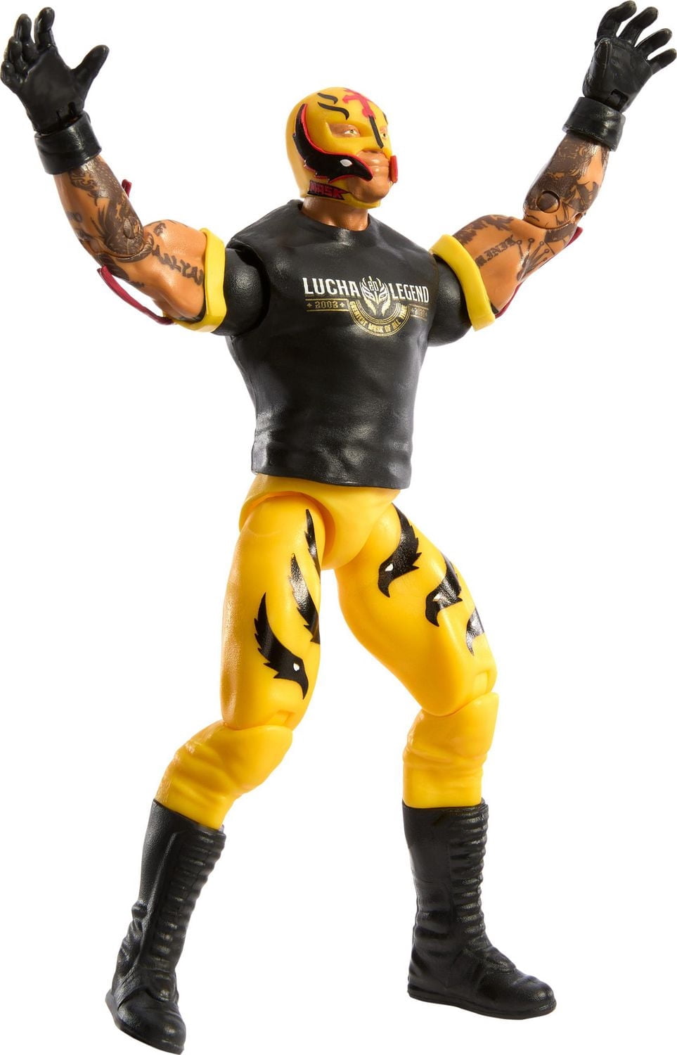 WWE Rey Mysterio Action Figure - Series #144, 6-inch Collectible Superstar with Articulation & Life-Like Look