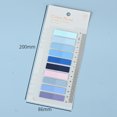thumbnail image 2 of Affordablo Warehouse Sale Clearance School Supplies Index Marker Sticker Morandi Translucent Creative Notes Students Focus On Note Classification Notes N Times, 2 of 4