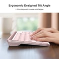 thumbnail image 3 of XIAOMI MIIIW K02 Clavier Bluetooth Sans Fil à Double Mode, Clavier Universel avec Capuchons de Touches Ronds à 102 Touches, Interrupteur à Ciseaux, Support Intégré, Conception Ergonomique pour Windows, Mac, iOS, Android, 3 of 7
