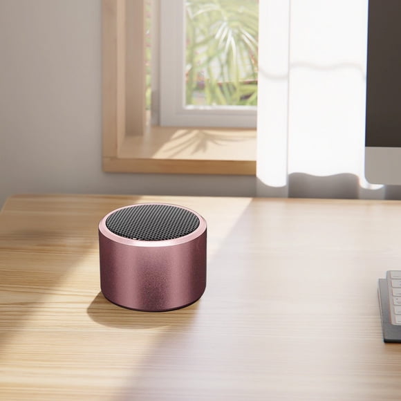 LEHOZIHEQ Haut-Parleur Bluetooth Rouge Créatif Coloré à Bouton Magnétique, Portable et Étanche, Micro Intégré, Son Stéréo Dynamique pour le Sport, les Fêtes en Plein Air, le Camping et la Musique Intérieure
