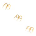 thumbnail image 1 of stanreset 1/2/3/5 2 Pieces Household Hotel Polyester Curtain Holdback Living Room Drape Tieback Draperies Decorative Holder Waved Rope Gold 3PCS, 1 of 6