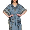 thumbnail image 3 of Moomaya Kaftan de Plage, Paréo de Bikini, Robe Longue Maxi Caftan pour Femmes, 3 of 6
