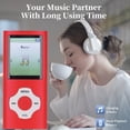 thumbnail image 4 of Lecteur MP3 BT, Écran Couleur 1.8 Po Lecteur MP3 MP4 Portable Lecteur de Musique Supporte jusqu'à 128 Go, Réduction de Bruit Lecteur de Musique Numérique pour Enfants Adultes, 4 of 7