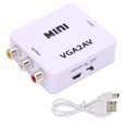 thumbnail image 2 of VGA vers Adaptateur AV, 165MHz Bande Passante Convertisseur Vidéo Haute Résolution pour TV pour Ordinateur pour PC, 2 of 8