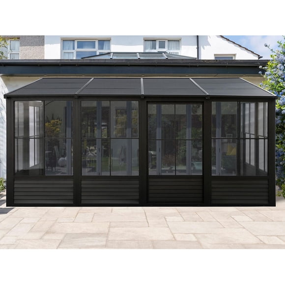 Gazebo Penguin Florence Add-A-Room 10 ft. x 16 ft. in Black