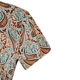 thumbnail image 5 of Mefallenssiah Robe Décontractée à Manches Courtes Imprimée, Col en V et Ceinture pour Femmes, 5 of 5