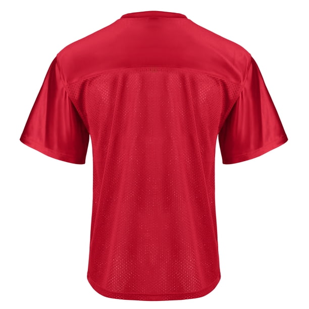 TOPTIE Mens Football Jersey Shirt, Adult Mesh Soccer Jerseys