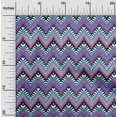 thumbnail image 2 of oneOone Cotton Silk Light Blue Fabric Ikat Craft Projects Decor Fabric Printed By The Yard 42 Inch Wide, 2 of 5