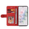 thumbnail image 5 of Étui Compatible Google Pixel 7 5G, Étui Portefeuille en Cuir avec Support, Fermoir Magnétique, Étui Folio à Rabat pour Téléphone - Rouge, 5 of 5