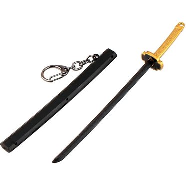 Demon Slayer Tanjiro Mini Katana Keychain - Anime Cosplay Figure