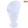 thumbnail image 1 of French Fries Cup Container Dipping Cone Snack Holder Stand for Salad Sauce Kitchen(2pcs), 1 of 8