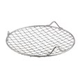 thumbnail image 3 of BUYISI Filet de Barbecue Rond en Acier Inoxydable 15Cm-60Cm avec Pied, Grille de Refroidissement, Support de Barbecue pour Camping Extérieur 18cm, 3 of 7
