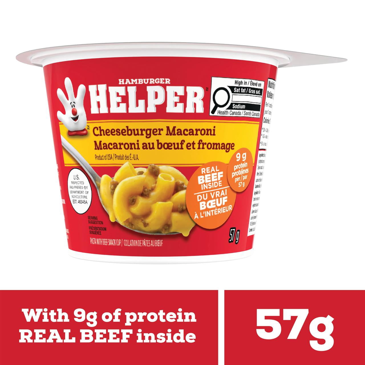 Hamburger Helper Microwave Cup - Cheeseburger Macaroni