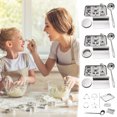 thumbnail image 1 of Iumwxz Kitchen Gadgets 11-Piece Baking Cake Candy Making Tools Stainless Steel Cutter Candy Making Tools Kitchen Utensil Set C Stainless Steel Reduced Price, 1 of 2