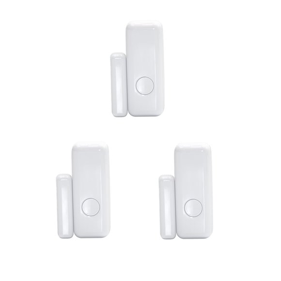 Wireless Magnetic Door & Window Sensor EV1527 Coding Mode For Home Security Alarm System Home Burglar Alarm Kits ,Easy to Install