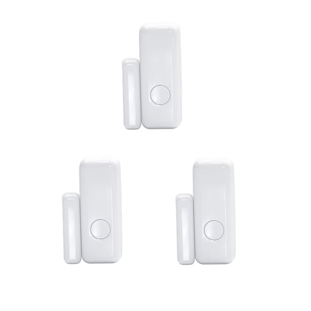 Wireless Magnetic Door & Window Sensor EV1527 Coding Mode For Home Security Alarm System Home Burglar Alarm Kits ,Easy to Install