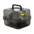 thumbnail image 2 of Milaget Hamster Cage with Water Bottle Breathable Carry Case for s Gerbils Rats black, 2 of 9