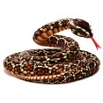 thumbnail image 1 of Bernard le Python Brun - Peluche Animal en Peluche de 114 Pouces - par Tiger Tale Toys, 1 of 6