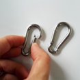 thumbnail image 3 of 2pcs / 10pcs Mousqueton Clip Crochet pour Mousqueton Camping Randonnée M4x40mm, 3 of 9