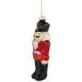 thumbnail image 4 of Northlight Ornement de Noël Suspendu en Verre 5 Pouces Nutcracker Soldier, 4 of 5