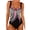 Pink, variant on Women's Print Swimwear One Piece Swimsuit Female Vintage Retro Bathing Suits Beach Wear Swimming Suit