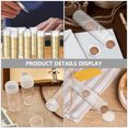 thumbnail image 3 of Milisten 10pcs Coin Tubes Quarter Rolls Wrappers Plastic Coin Holders Coin Storage Tube, 3 of 5