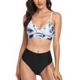 thumbnail image 2 of Split Bikini, Polyester Elastic Bikini Bathing Suit  For Beach, 2 of 6