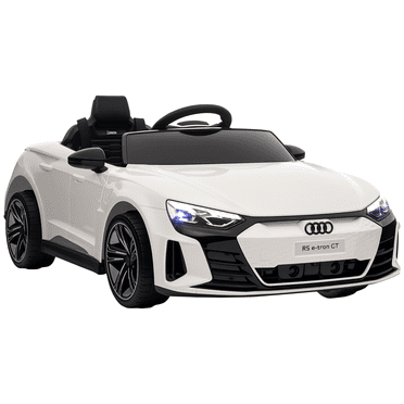 Aosom 12V 3.1 MPH Kids Ride on Car w/ Remote Control, Suspension, White