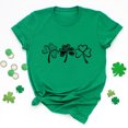 thumbnail image 4 of Birdeem Womens Casual St. Patricks Day Print Pullover Short Sleeve T-Shirt Tops Shirt, 4 of 6