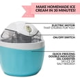 thumbnail image 3 of Nostalgia 1-Quart Electric Ice Cream Maker, 3 of 5
