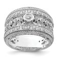 thumbnail image 1 of Bague en Argent Sterling 925 avec Zircone Cubique en Oxydes de Zirconium, 1 of 7