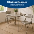 thumbnail image 2 of MECO Sudden Comfort Ensemble de Chaises Pliantes Tout en Acier, Dentelle Chicorée (Ensemble de 4), 2 of 8