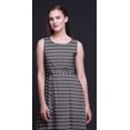 thumbnail image 5 of Bimba Check Women Long Tank MaxiDress Round Neck Printed Party Gown-X-Large, 5 of 5