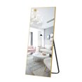 thumbnail image 1 of NeuType Full Length Mirror Floor Rectangle Gold 43"x16", 1 of 9