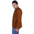thumbnail image 4 of Atasi Chemise Henley Indienne pour Homme à Manches Longues, Décontractée, Col Mandarin, Courte Kurta, 4 of 7
