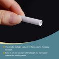 thumbnail image 4 of Unique Bargains 5mm ID 7mm OD 500mm White PVC Pipe Round Rigid Plastic Tube for Water Pipe 2 Pack, 4 of 5