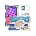 thumbnail image 1 of Case for iPad Mini 6 2021 (6th Generation) with Pencil Holder / 360 Rotation Stand / Hand Strap and Shoulder Strap Rugged Shockproof Cover for iPad Mini 6th Gen 8.3 Inch, 1 of 7